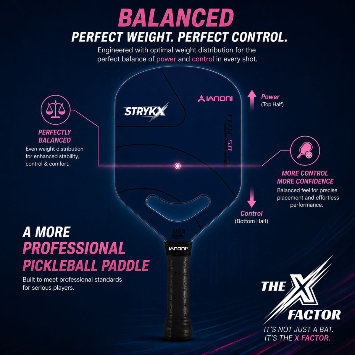 Strykx Elite 5.0 Pickleball Paddle