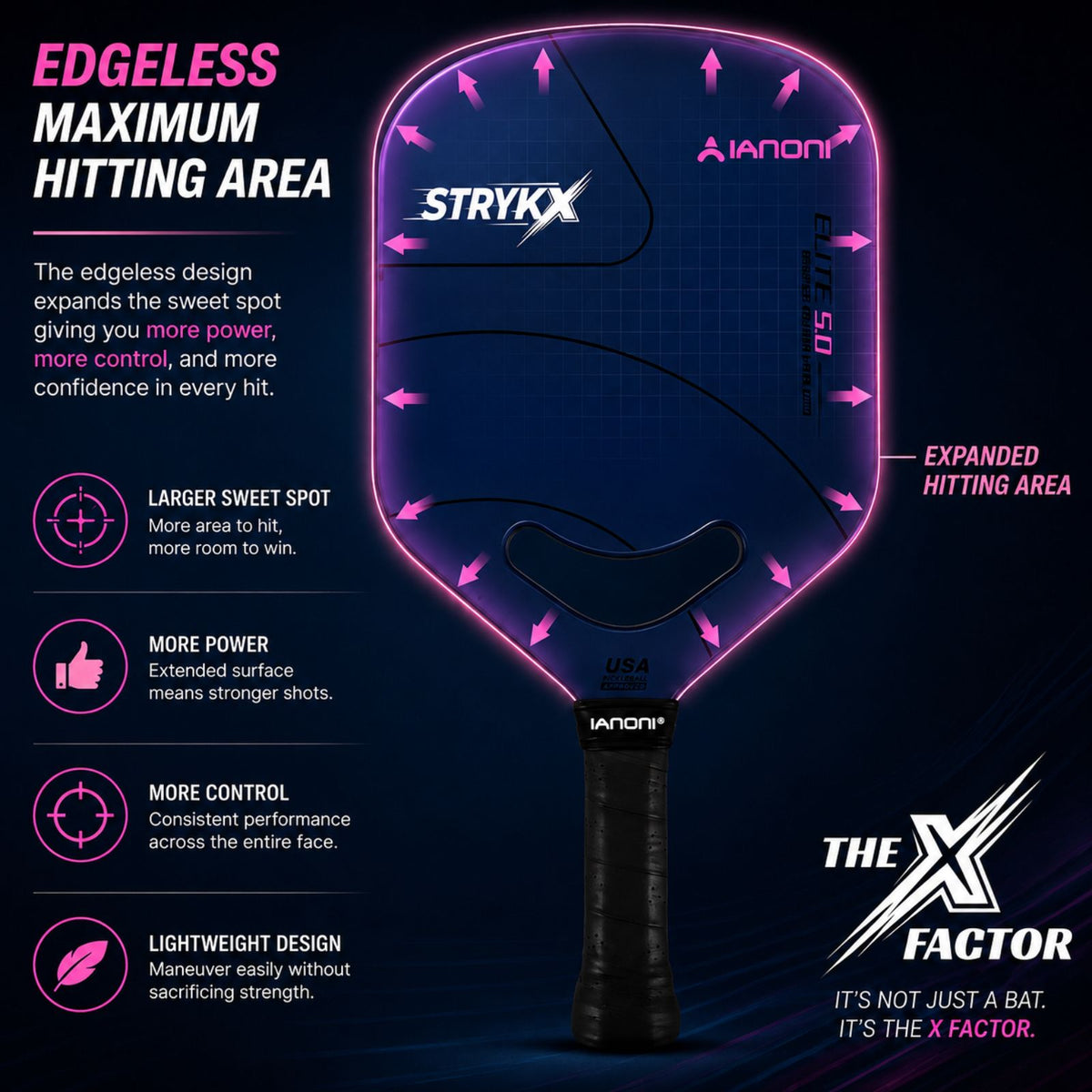 Strykx Elite 5.0 Pickleball Paddle