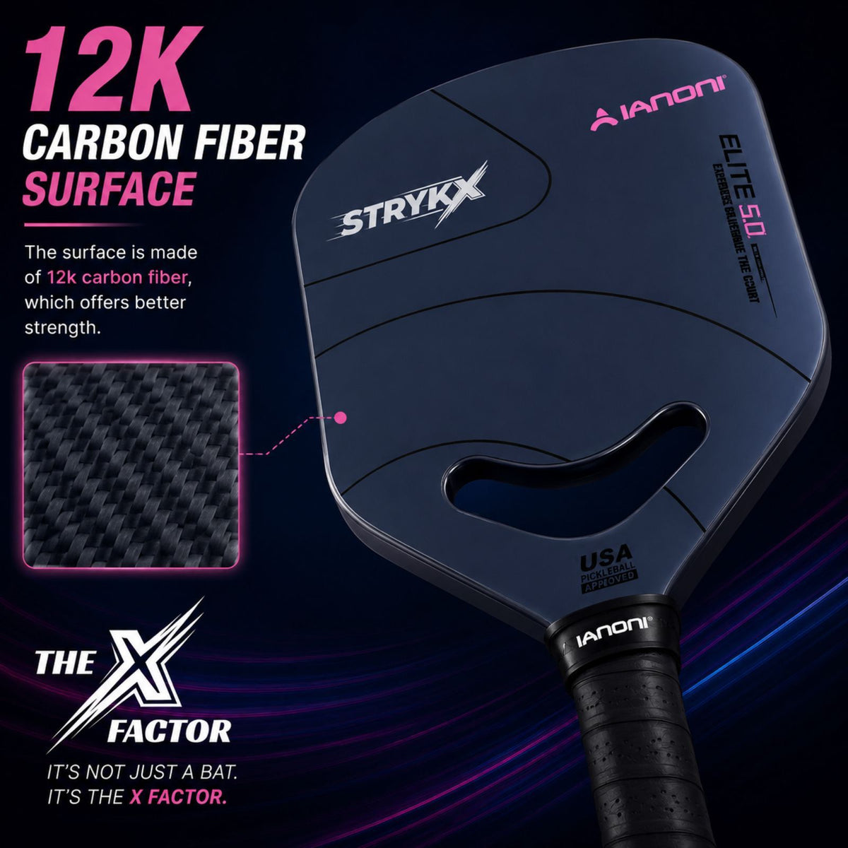 Strykx Elite 5.0 Pickleball Paddle